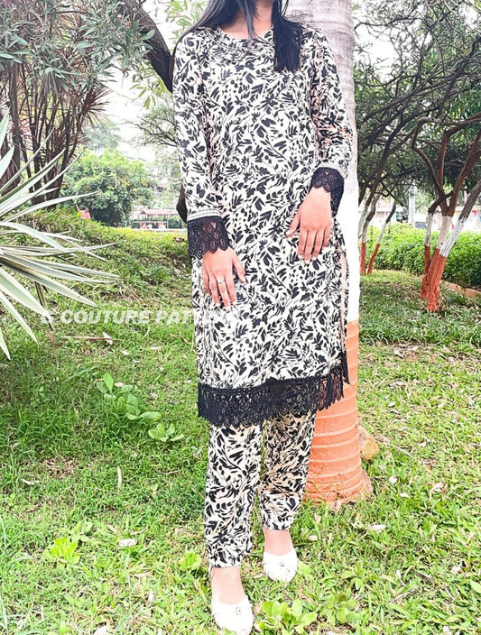 Physical Basic Women’s Kurti + Pant Set – 3/4 Sleeve Physical Sewing Pattern- size xxs to 4xl