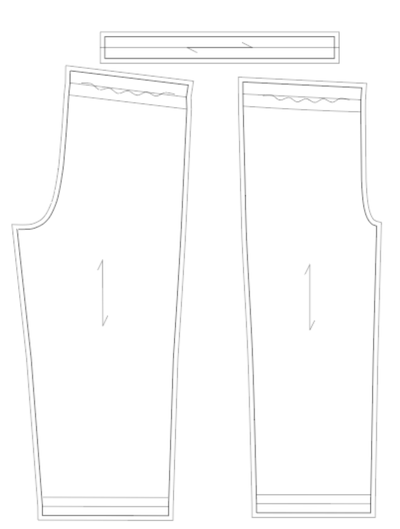 Physical Basic Indian A line Palazzo physical pattern- size xxs to 3xl