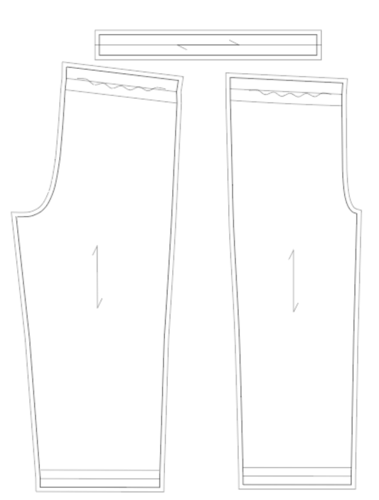 Physical Basic Indian A line Palazzo physical pattern- size xxs to 3xl