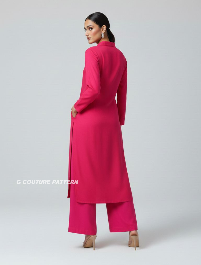 Physical Basic Indian A line Palazzo physical pattern- size xxs to 3xl