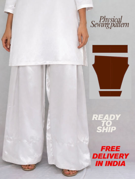 Physical Women Farshi Salwar Physical Sewing Pattern- sizes Xs - 4Xl available